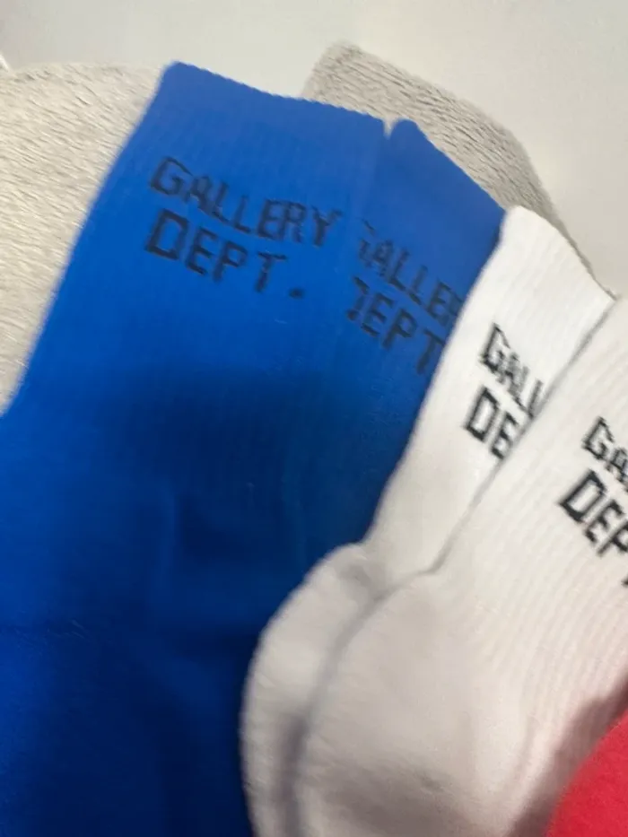 Lot 3 paires de chaussettes gallery dept bleu rouge et bleu - photo numéro 2