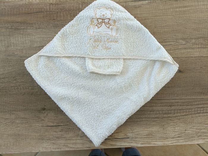 Lot 4 capes de bain avec 3 gants de toilette - photo numéro 6