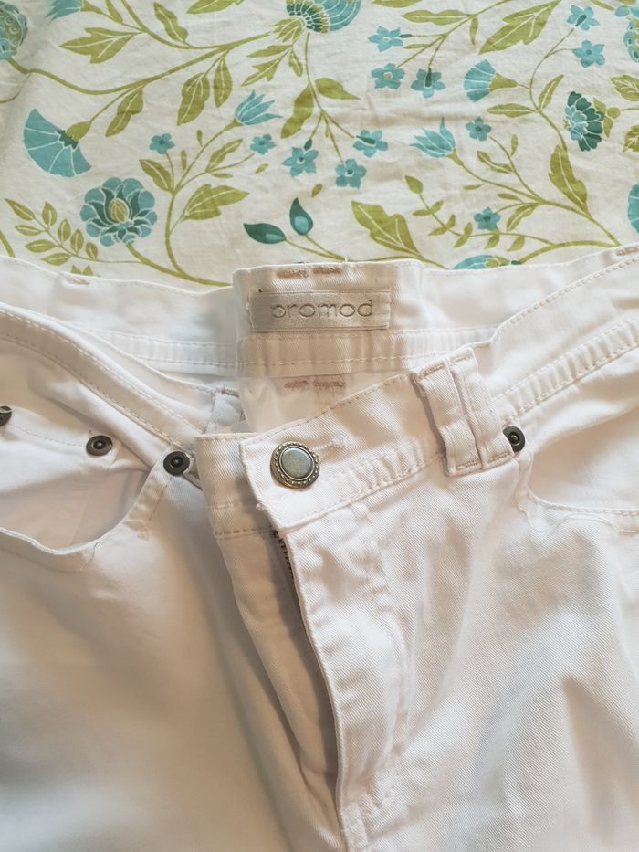 Pantalon blanc Promod - photo numéro 2