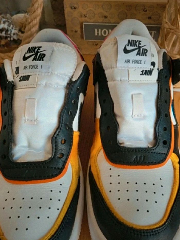 Baskets Sneakers Nike Air force 1 low shadow white black multi - photo numéro 18