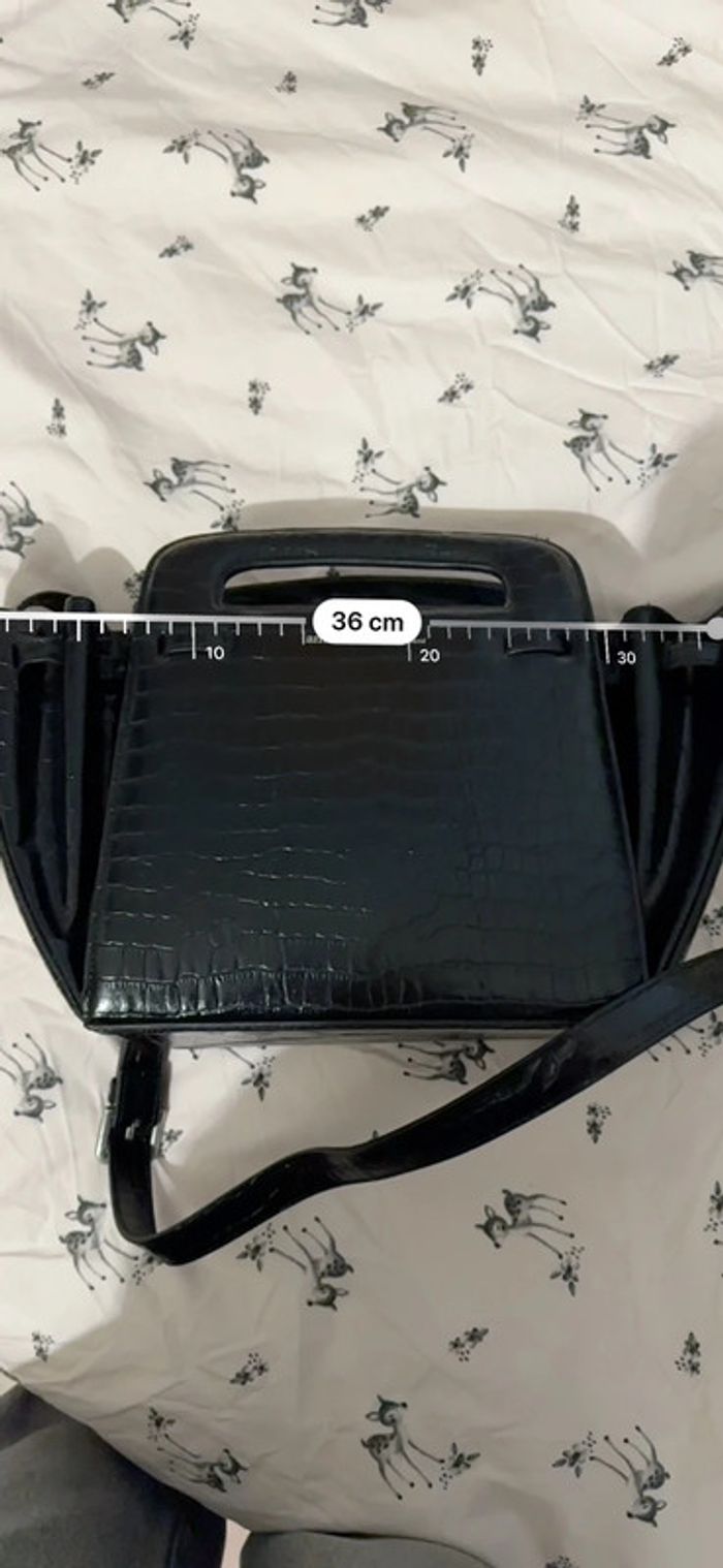 Sac à main en cuir effet croco Ami Paris neuf - photo numéro 13