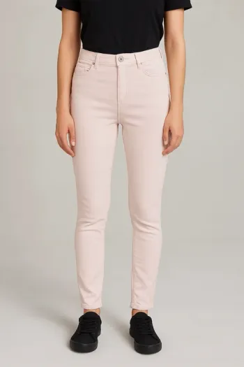 🌸 Jean slim rose pâle Mim – Taille 38 🌸