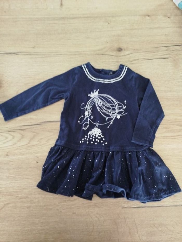 Robe bleu marien