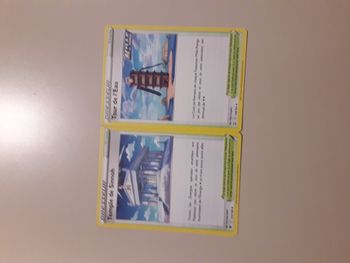 Temple de Sinnoh + Tour de l'eau lot de 2 cartes Pokémon neuves
