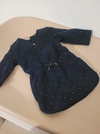 Robe a pois et coeur