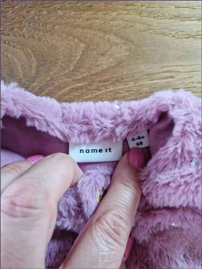Gilet sans manche - mauve - Taille 4-6 mois 68cm - Name It - photo numéro 3