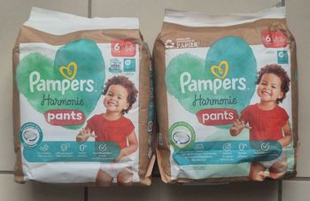 Couches pampers harmonie pants T6 