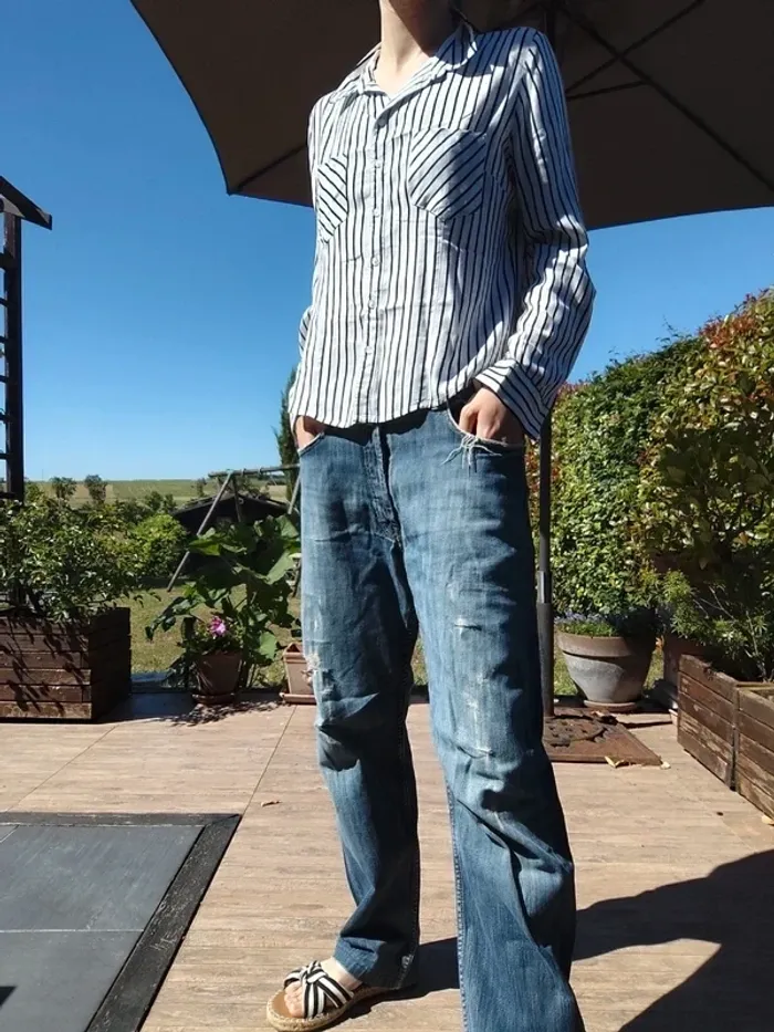Pantalon droit med rise Bolton T42/44 - Lee Cooper [modèle LC110B] - photo numéro 2