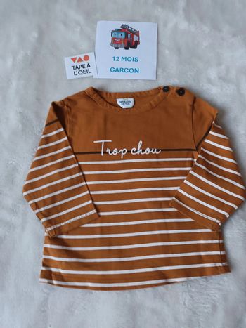 Tshirt 12 mois tape a l oeil