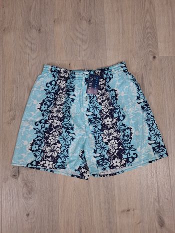 Caleçon – 100 % Coton – Taille Xs – Bleu Motif – Neuf