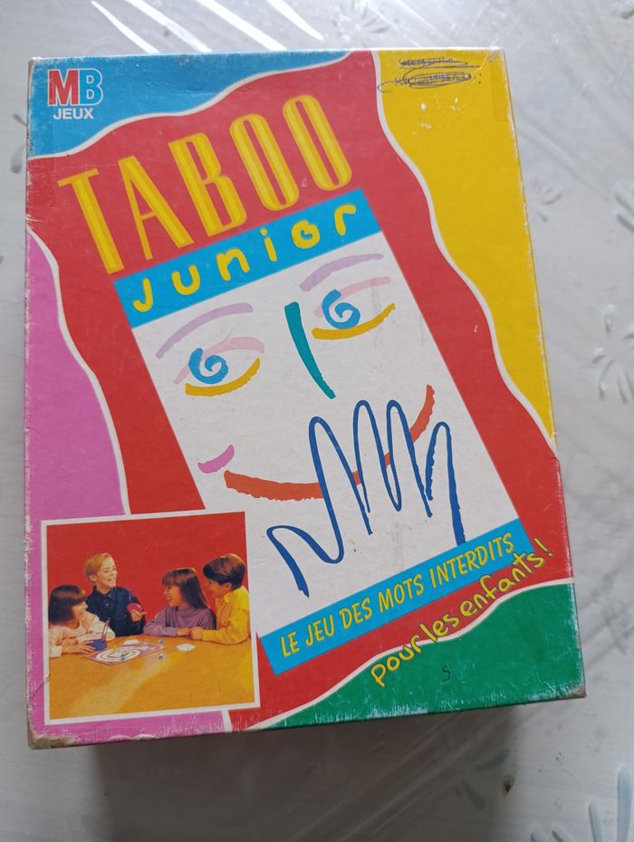 Jeu de société Tabou junior année 1996 Hasbro