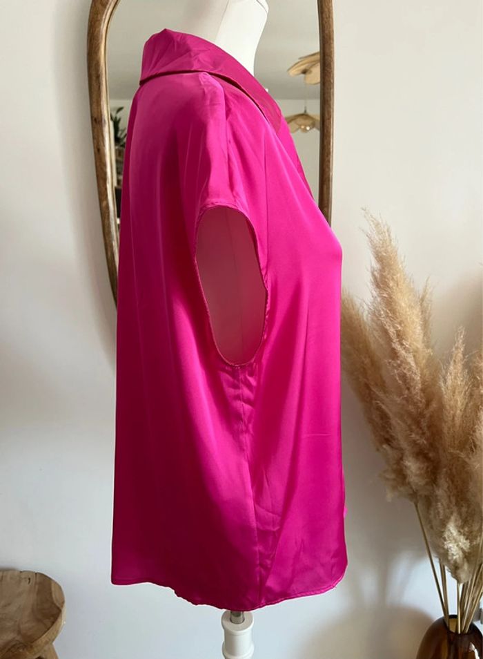Ensemble jupe et chemisier fuschia Impérial - photo numéro 6