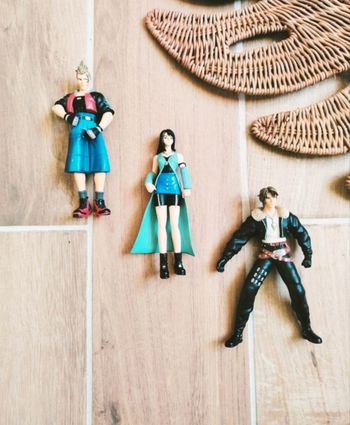 🏹Final Fantasy VIII - Lot de 3 figurines - année 1999 vintage - marque Bandai