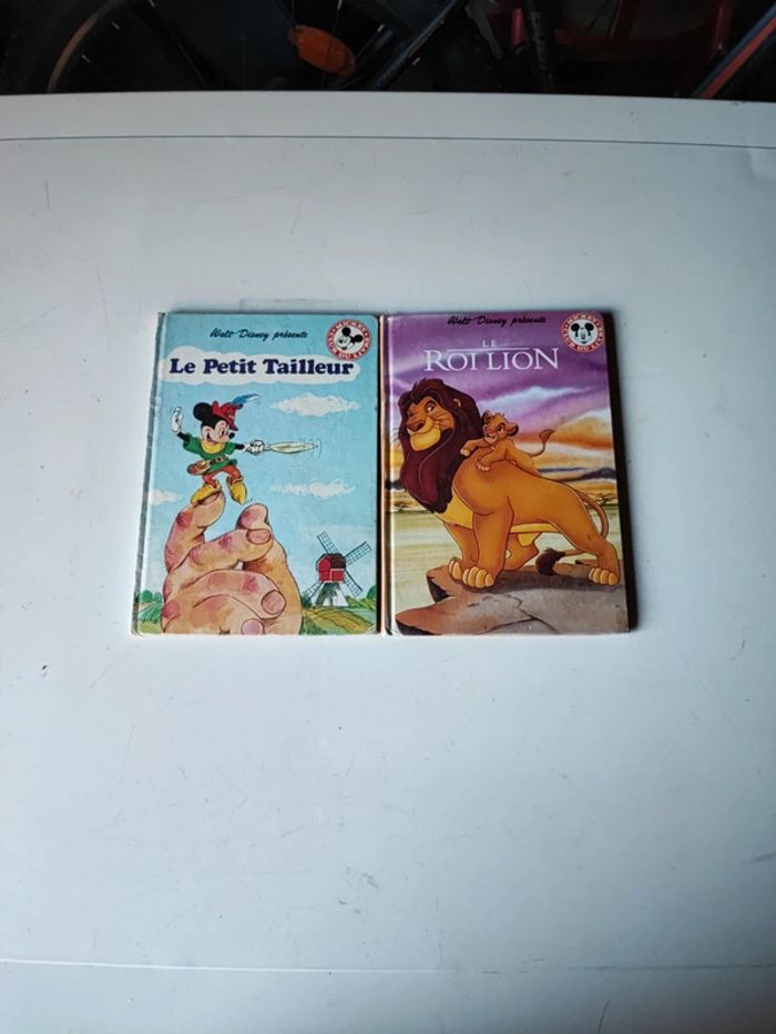 Lot de 2 livres collection Mickey club du livre première édition