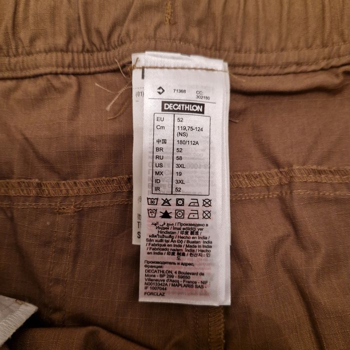 Short cargo homme Forclaz de chez Décathlon, Taille 52, Neuf avec étiquette - photo numéro 5