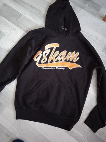 Sweat capuche noir, taille 2