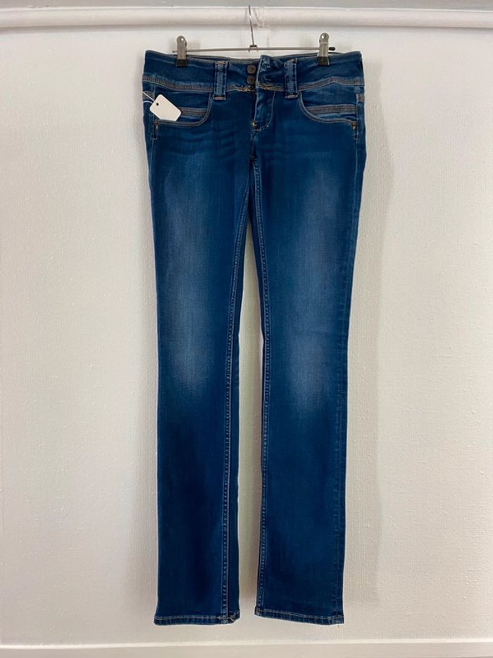 Jean taille basse vintage bleu Pepe Jeans W29 L34 - photo numéro 2
