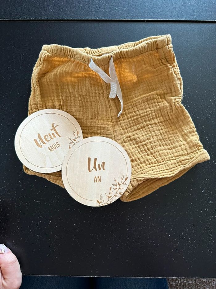 Short gaze de coton 9/12mois H&M