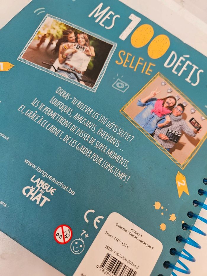 Carnet souvenir photos, "mes 100 défis selfie".
Neuf - photo numéro 4