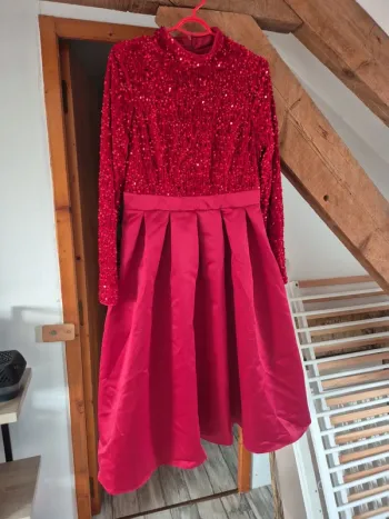 Robe soirée rouge