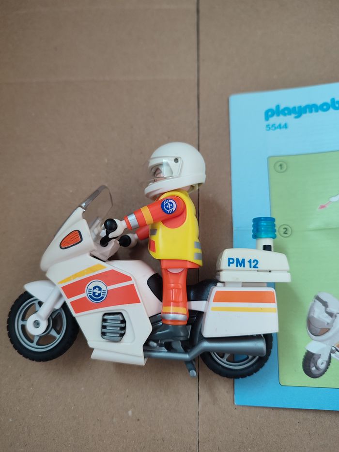Playmobil 5544 moto de secours - occasion - photo numéro 5