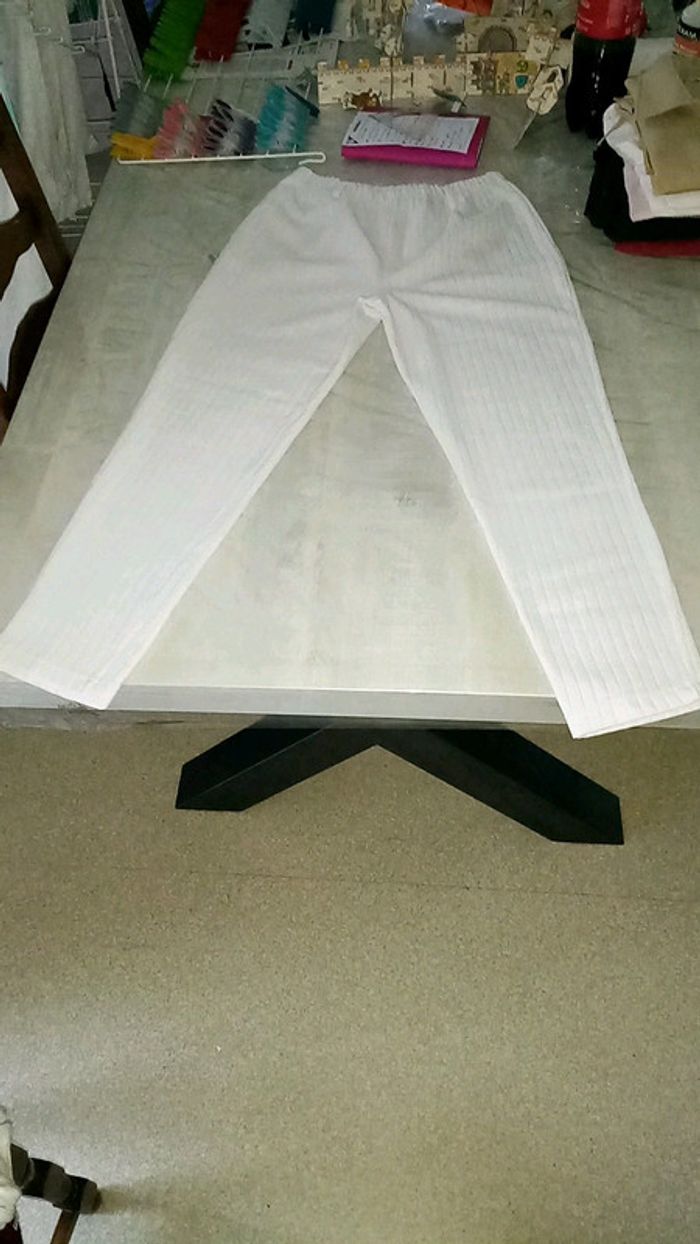 Pantalon blanc femme