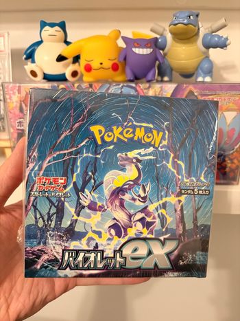 Display japonaise  Pokemon scellée  Violet Ex 30 boosters 