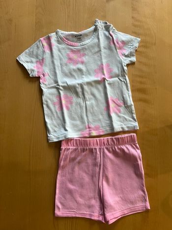 Ensemble pyjama short Kiabi fille 24 mois 🌸