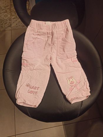 Pantalon velour