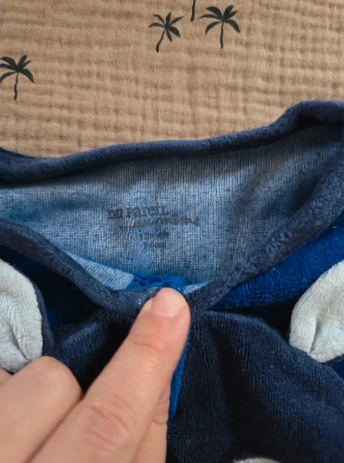 👶 Pyjama velours bébé garçon - DPAM - 12 mois - photo numéro 5