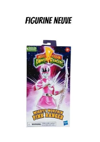 Figurine Power Rangers Pink Ranger Mighty Morphin 30th anniversary VHS box
