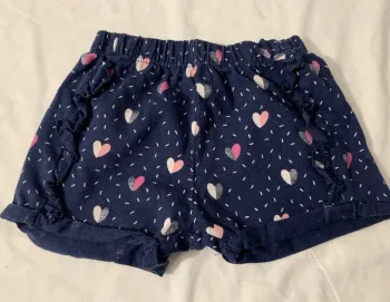 Short à cœurs pailletés
