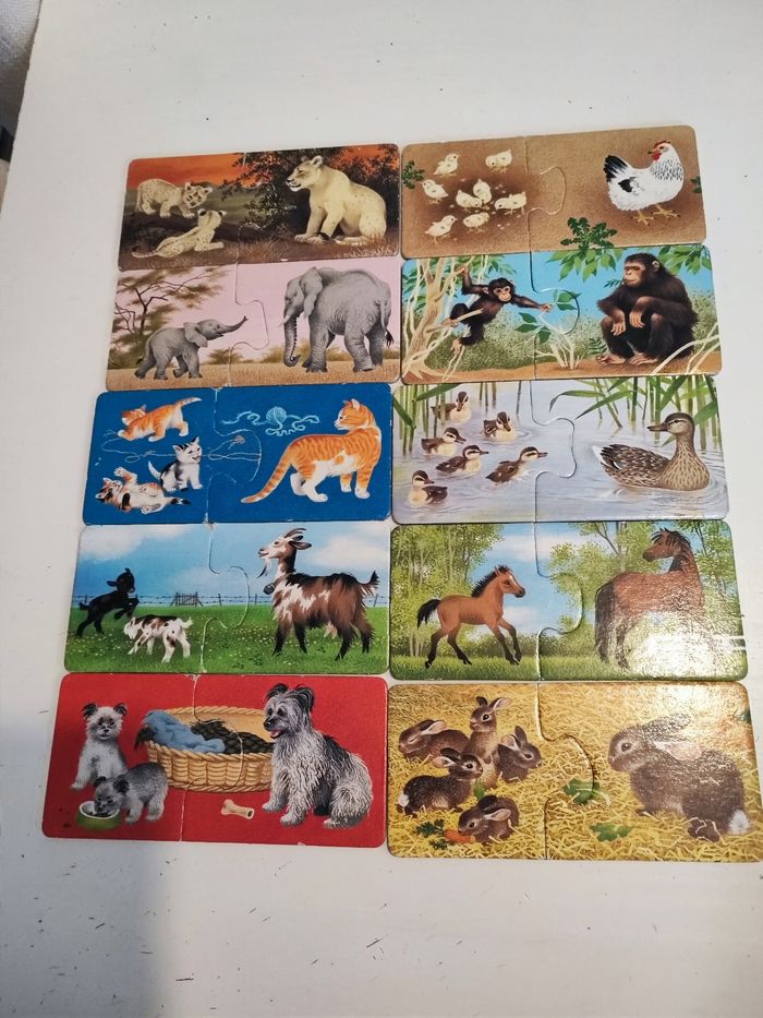 Puzzle 1er âge " maman et ses petits" - photo numéro 2