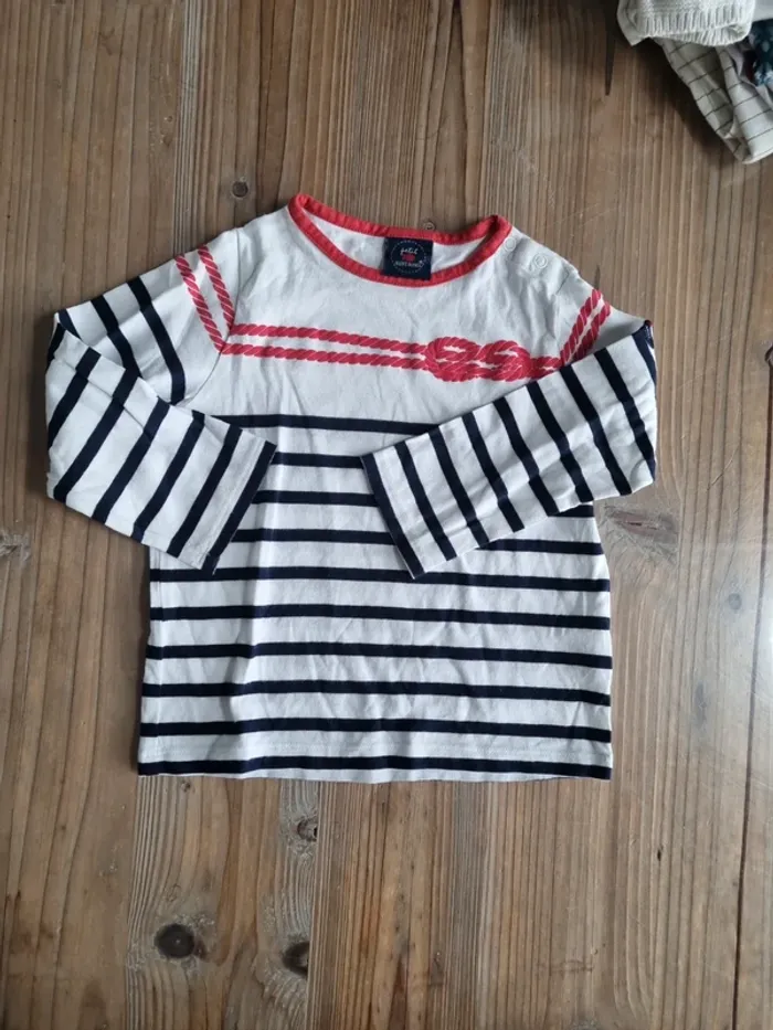 T4 mois t-shirt manches longues petit saint james