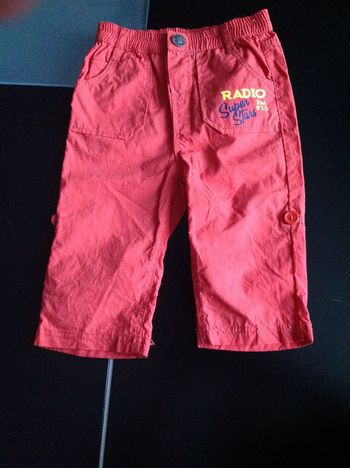 Panlaton fin orange retrousable - 9 mois