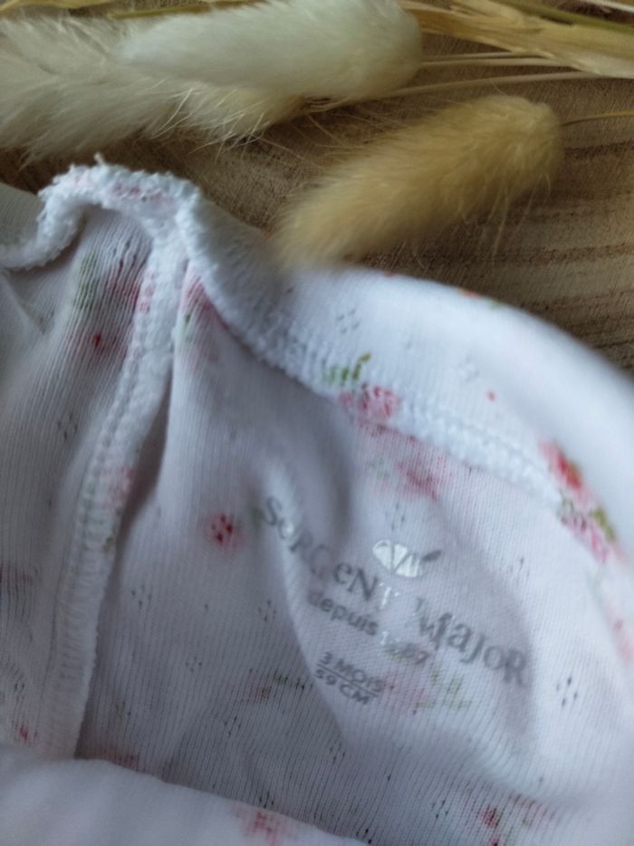 Ensemble complet 3 pièces sergent major fille 3 mois 🎀 - photo numéro 7