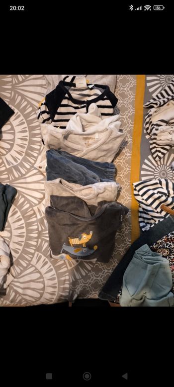 Lot pyjamas 9 mois