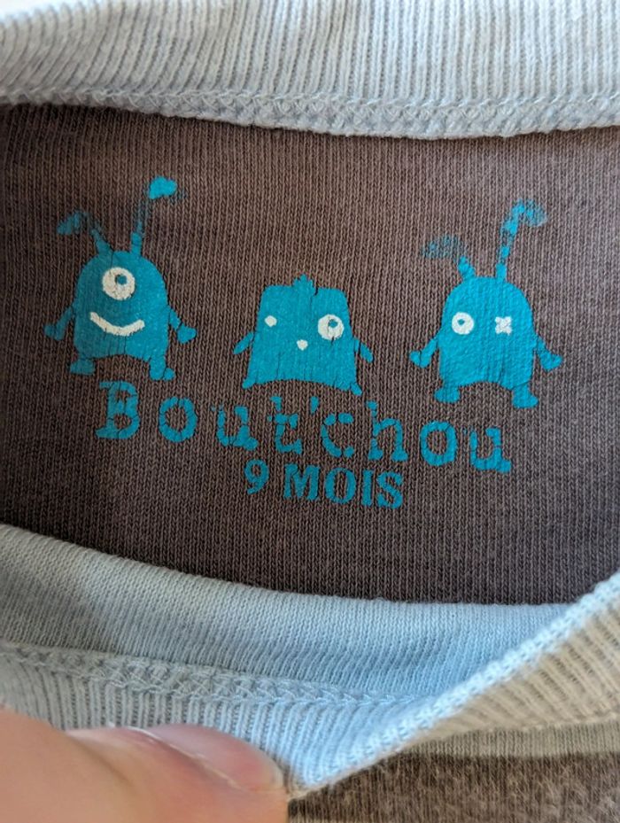 Tee-shirt ML Bout'chou 9 mois - photo numéro 3