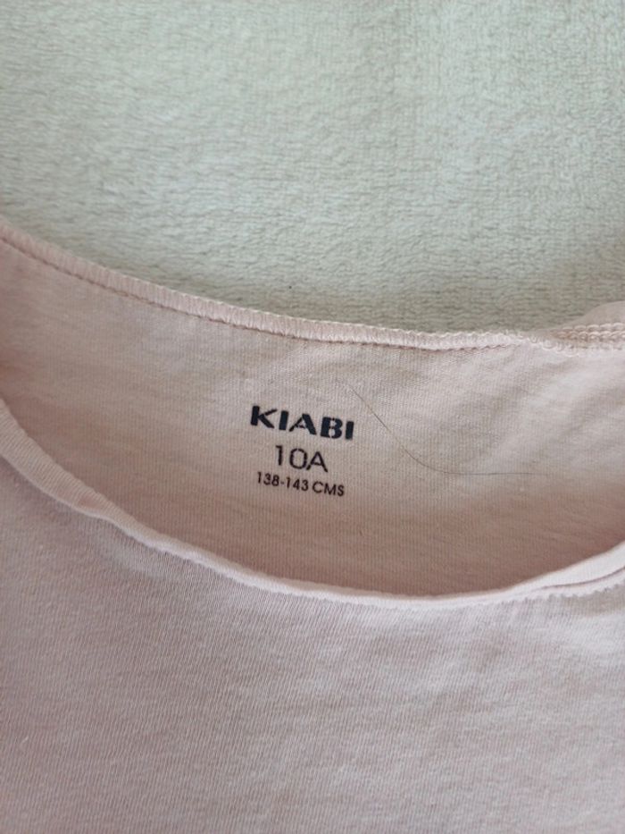 T-shirt rose 10 ans - photo numéro 3