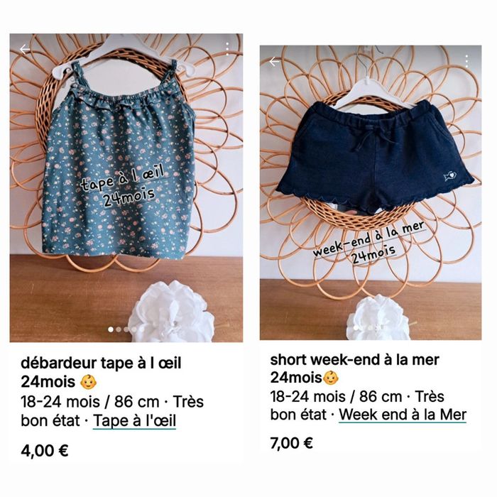 lot 24mois vertbaudet et week-end à la mer