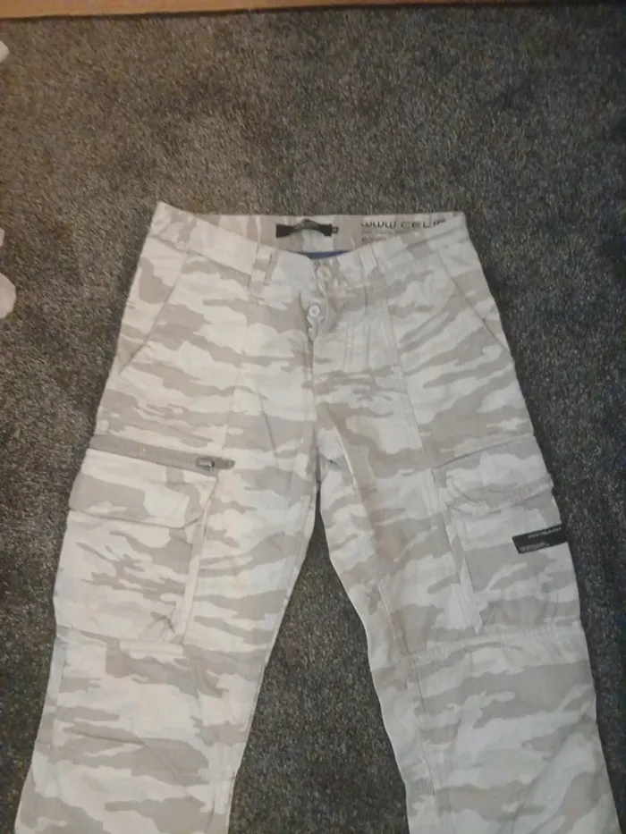 Pantalon cargo style chasseur alpin celio 36 - photo numéro 2