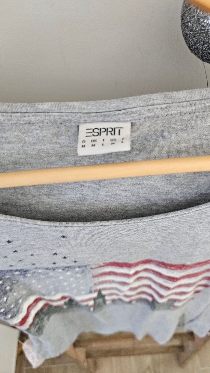 T-shirt USA Etats Unis Esprit taille 40 L - photo numéro 2
