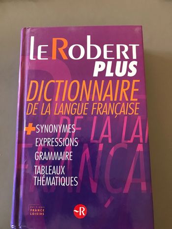 Livre Dictionnaire Le Robert +