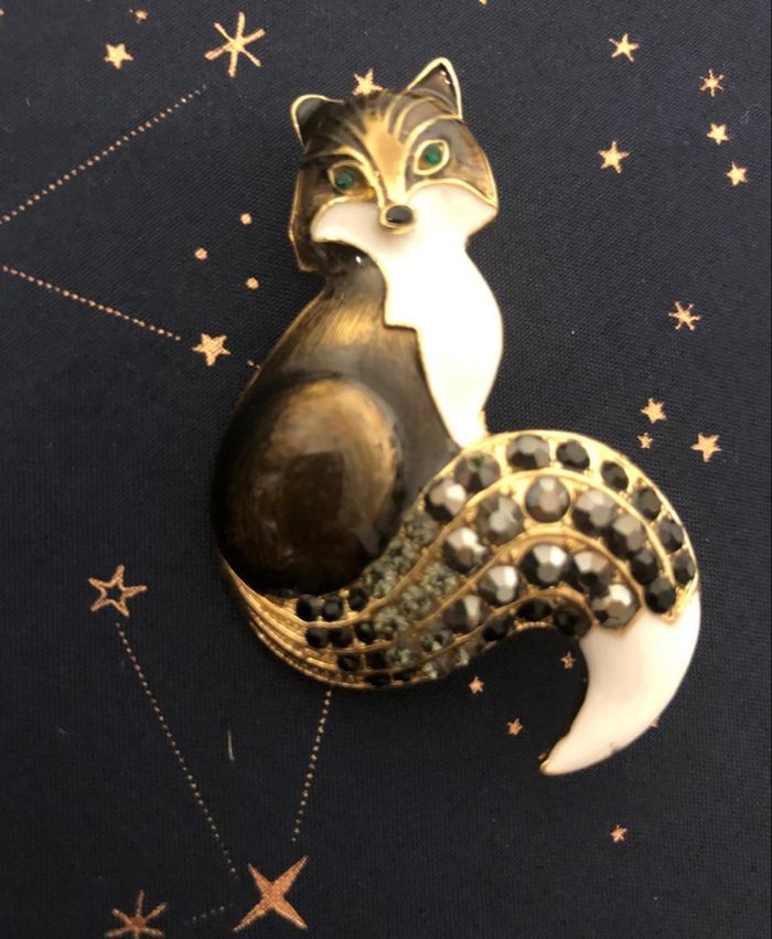 Broche Renard  brun - photo numéro 2