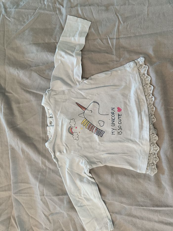 T-shirt 6 mois fille