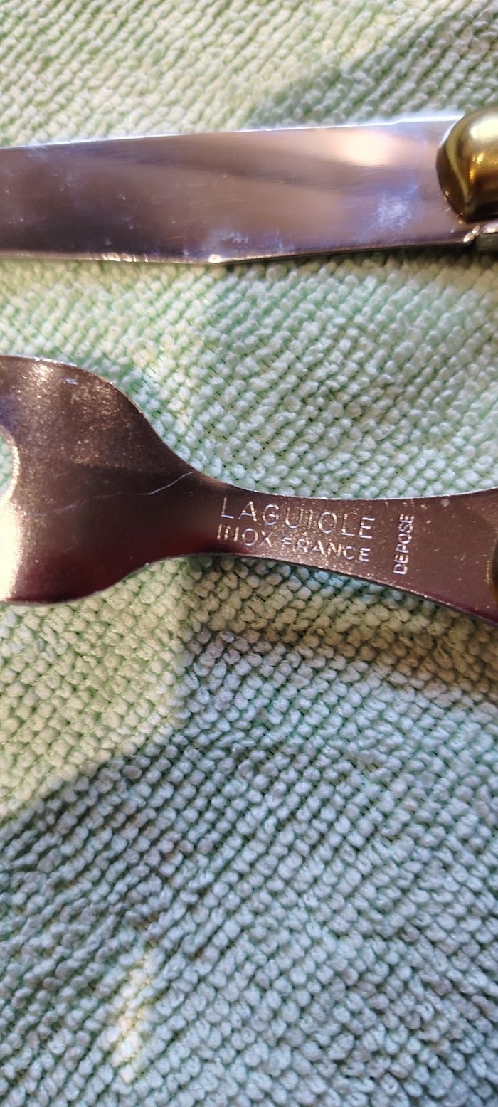 Ensemble couvert à fromage Laguiole - photo numéro 3