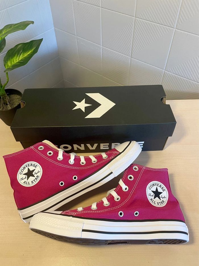 Converse Chuck Taylor all star purple / Bordeaux - photo numéro 3