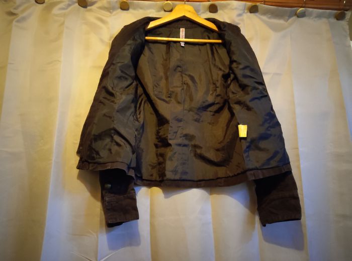 Blouson jeans marron - photo numéro 3