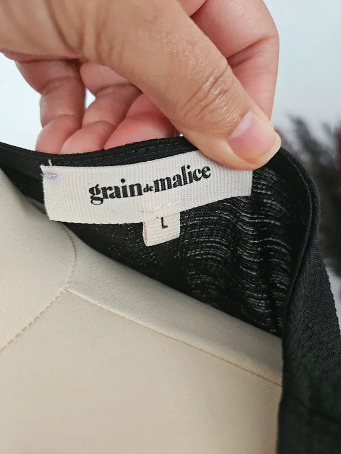 Blouse noire manches longues 40 Grain de Malice #lora11femme40 - photo numéro 2