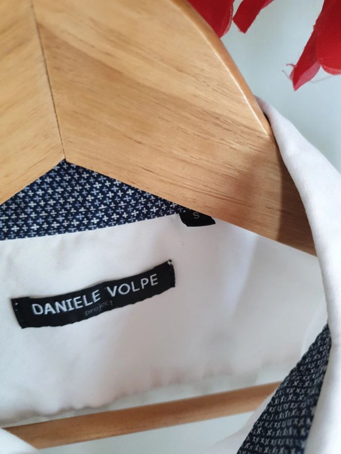 Chemise cintrée détails bleus - photo numéro 5